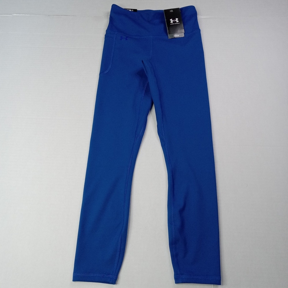Under Armour Motion Ankle Leggings Women's XS XSmall Blue High Waisted Athletic
